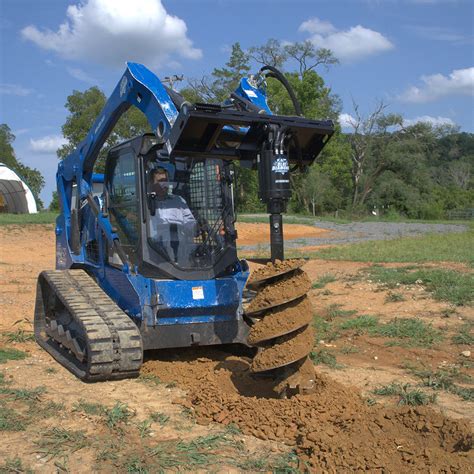 auger bucket for skid steer|skid steer mounted auger.